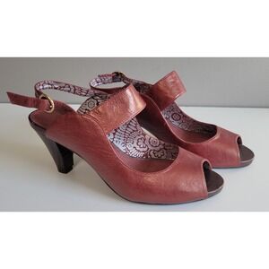 Indigo by Clarks Leather Slingback Heeled Sandals